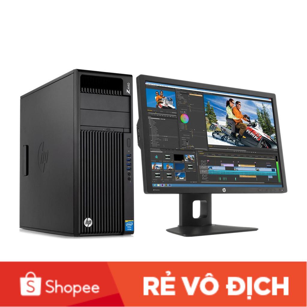 Máy tính bộ HP Z440 Workstation - Ram 16G/HDD 1TB/AMD 2GB/24inch- Likenew 99%