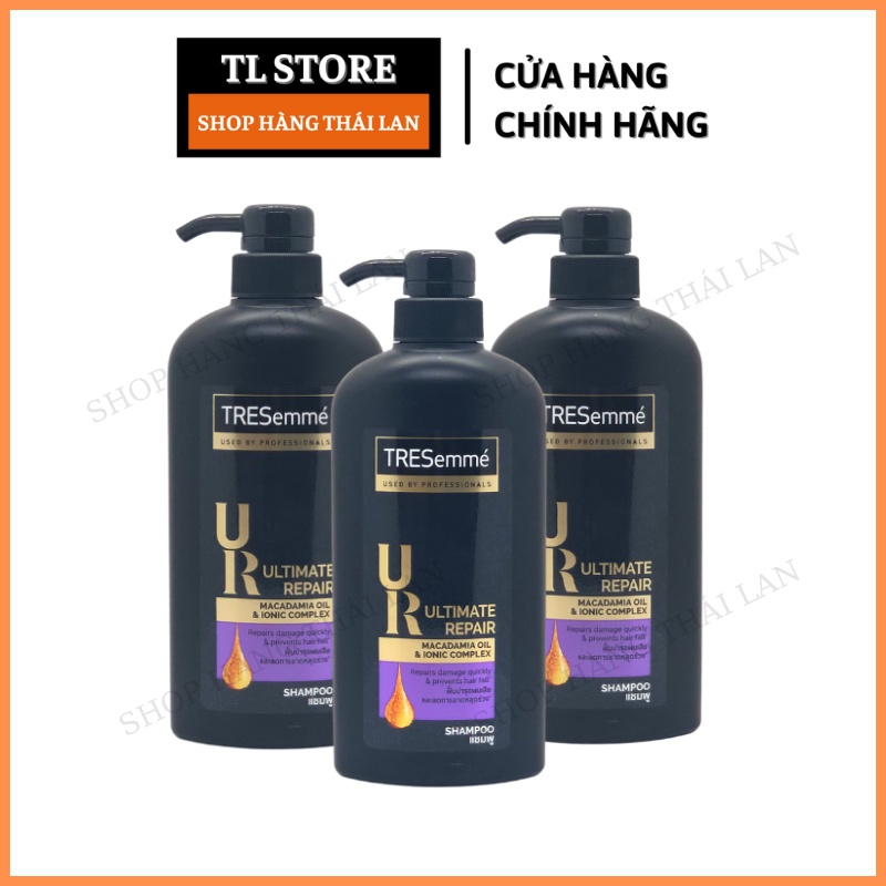 Dầu Gội Đầu TRESEMME Thái Lan Màu Đỏ Màu Đen chai 425/450ml