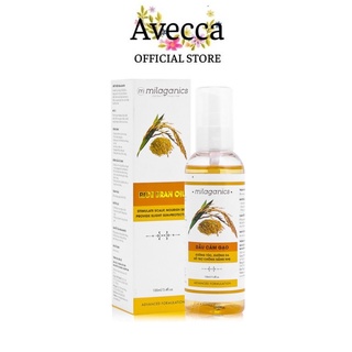 Dầu Cám Gạo Dưỡng Da, Dưỡng Tóc Milaganics 100ml