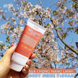 [ Đủ bill vận chuyển date mới ] Sữa Chống Nắng Body Lạnh Genie 7:30AM