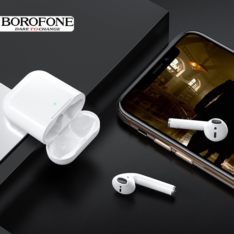 Tai Nghe Bluetooth Borofone BE30, Chống Ồn, CHIP AB1536, Sạc Không Dây, Bluetooth 5.0, Bass hay, Pin trâu 8h