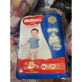 [Tã quần Huggies Tràm Trà M74 + 10 miếng/L68/XL62/XXL56 + Tặng 8 miếng