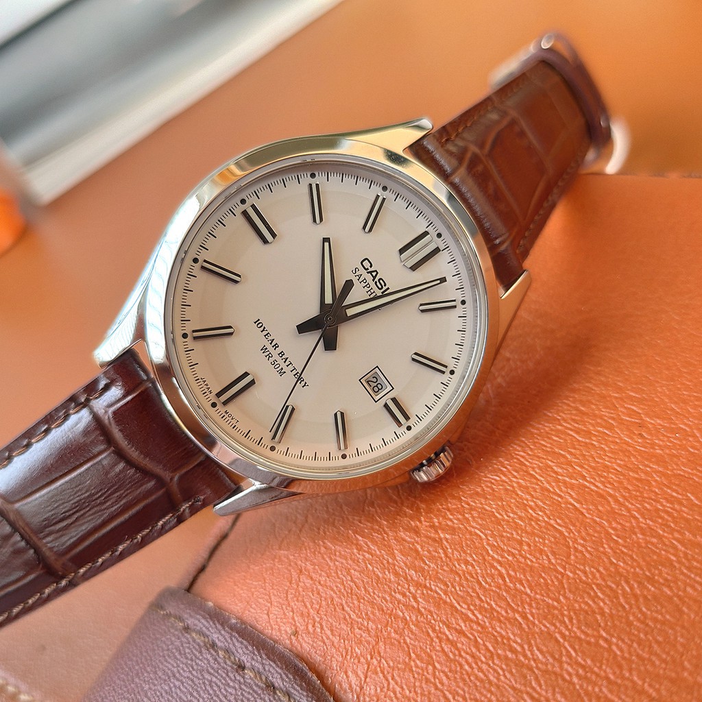 Đồng hồ nam Casio 💖𝐅𝐑𝐄𝐄𝐒𝐇𝐈𝐏💖 Đồng hồ CASIO MTS-100L-7AVDF Mặt kính sapphire | BigBuy360 - bigbuy360.vn