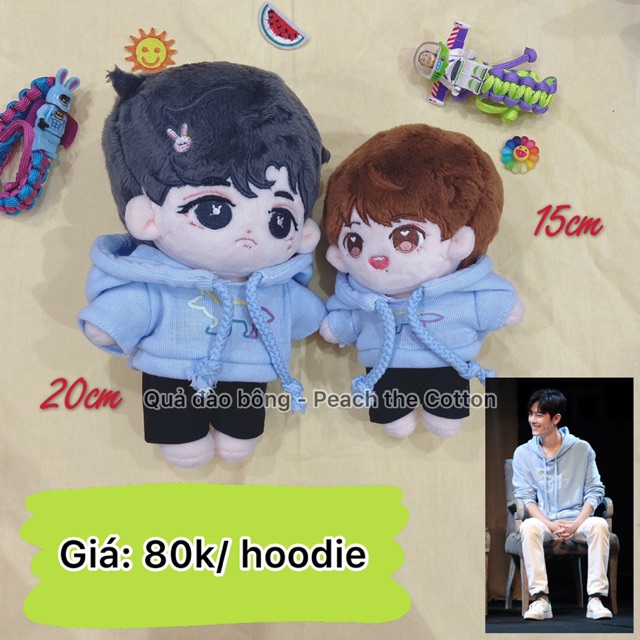 | OUTFIT DOLL | Hoodie hình cáo cho doll giống Tiêu Chiến