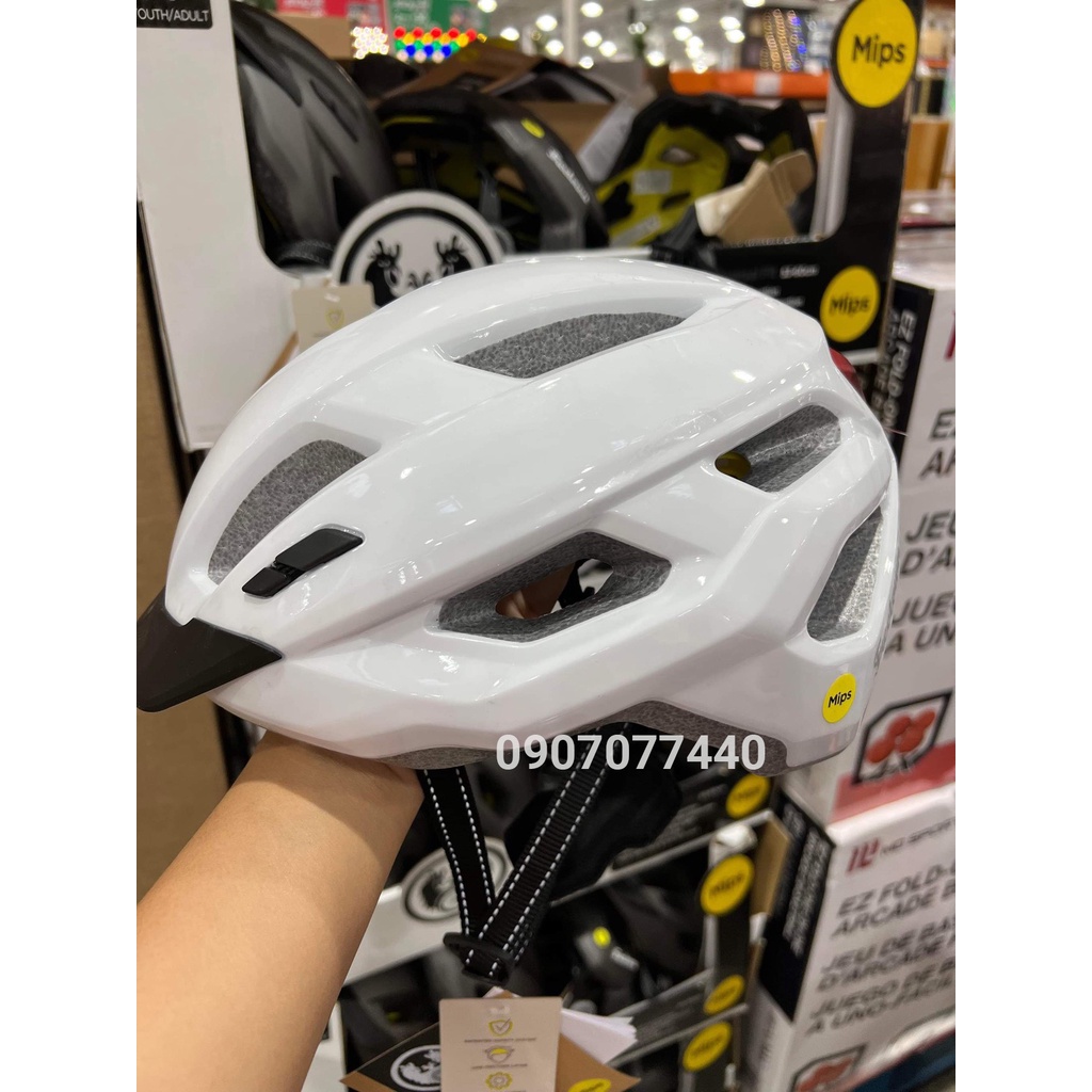 Nón bảo hiểm xe đạp siêu nhẹ công nghệ MIPS cao cấp Lumiere 3 Mỹ có đèn Led - EDS Hàng Mỹ