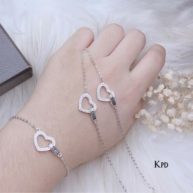 Lắc tay bạc nữ siêu xinh