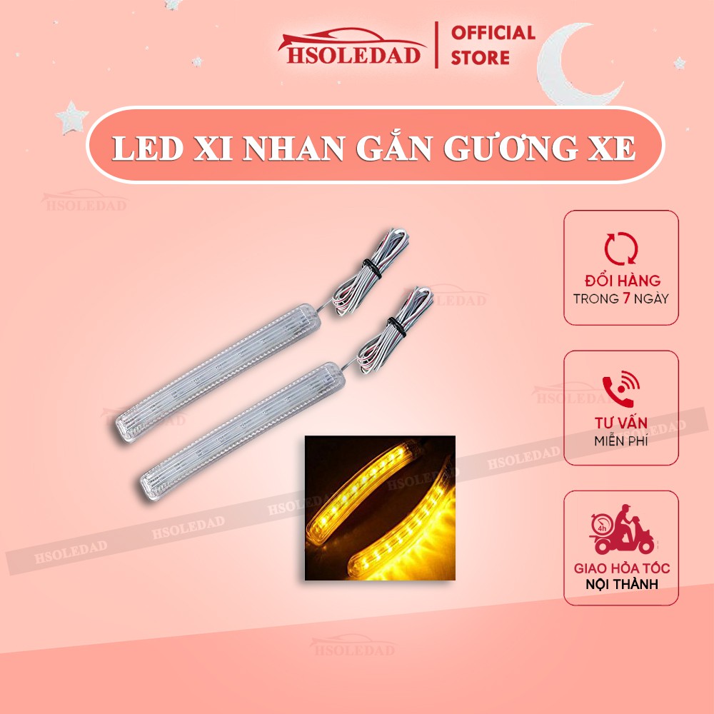 Đôi Led xi nhan gắn gương chiếu hậu cho ô tô