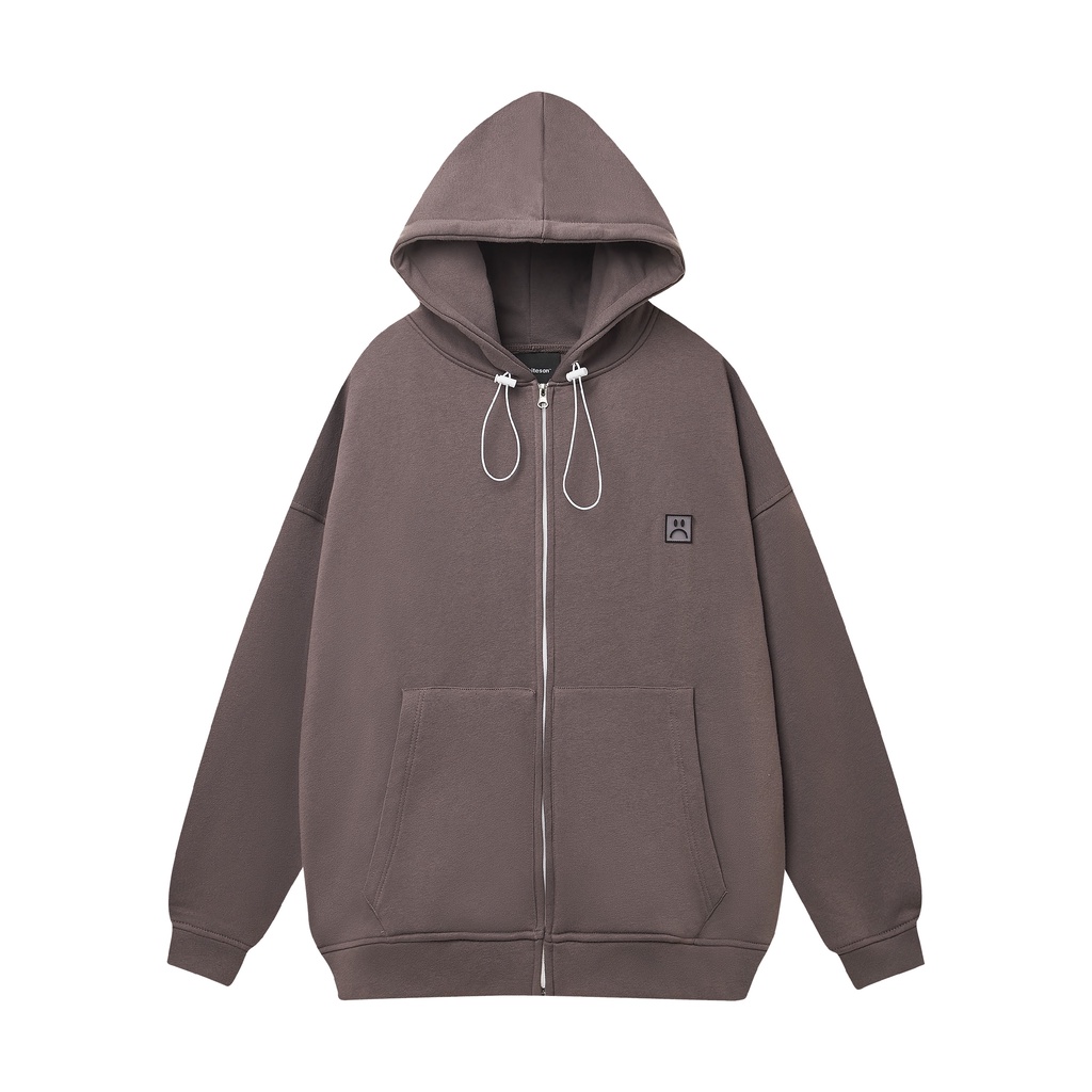  HOODIE FULLZIP "STORY" DEEP TAUPE | BigBuy360 - bigbuy360.vn