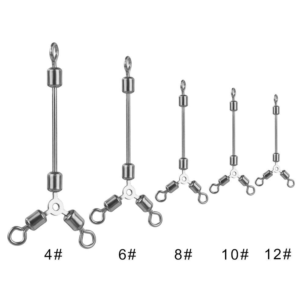 MUVAKO Bộ 25 Móc Câu Cá Chữ T Chất Lượng Cao