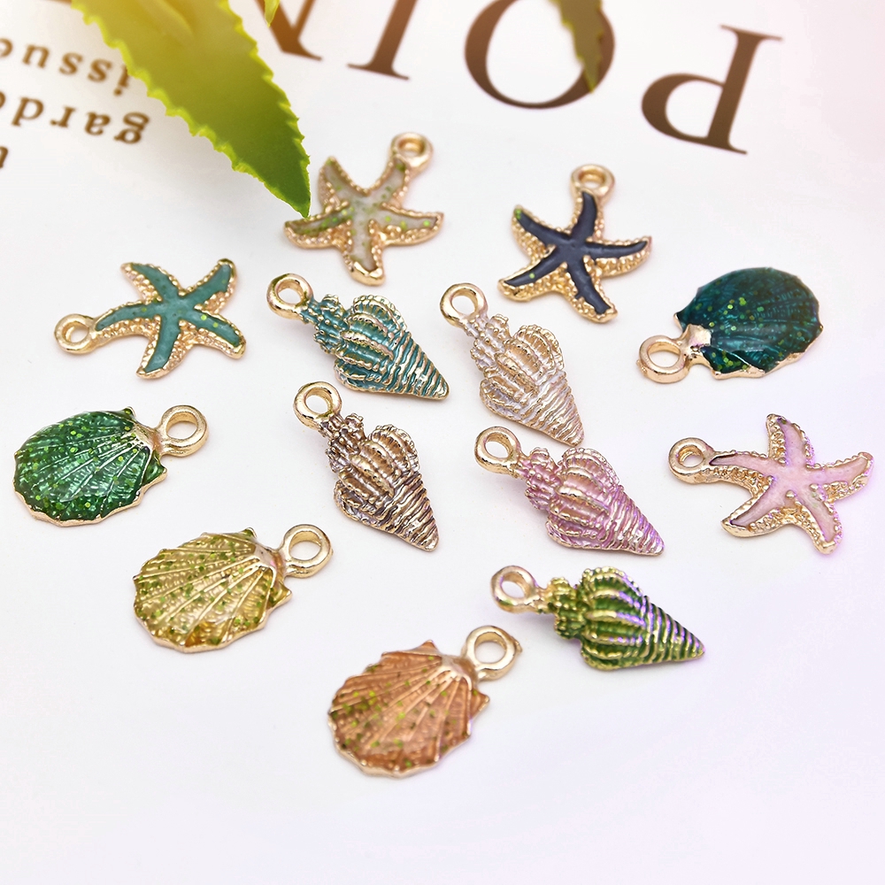 Set 13 mặt dây chuyền hình vỏ sò dễ thương
