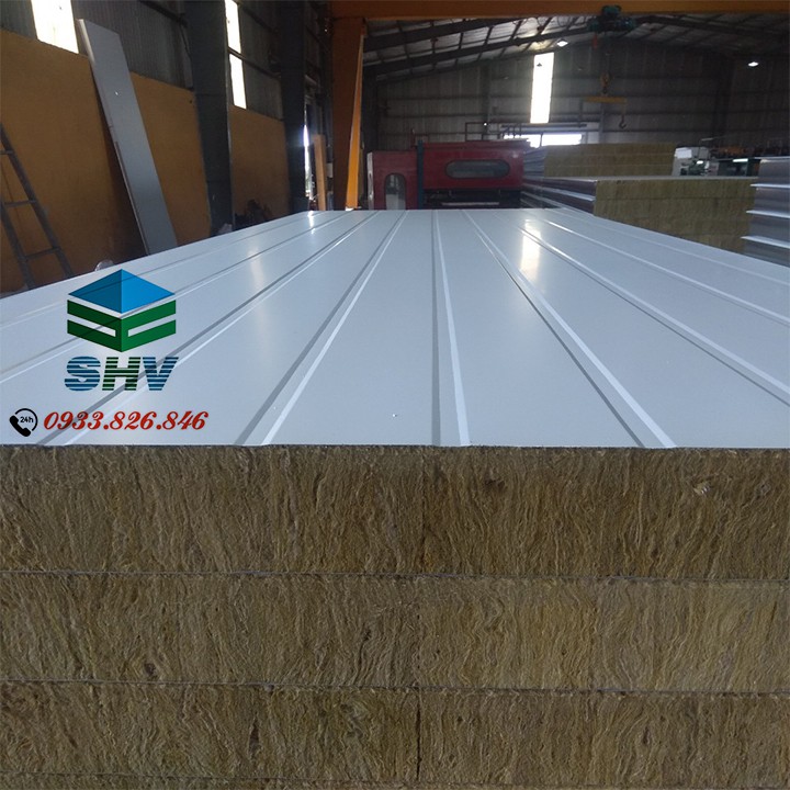 Tấm vách ngăn panel rockwool