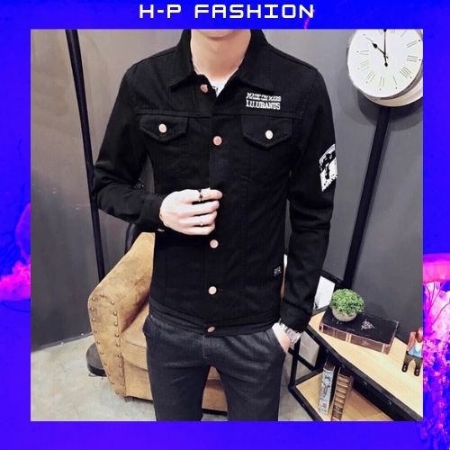 Áo Khoác Jean Nam 🔵 𝐅𝐑𝐄𝐄 𝐒𝐇𝐈𝐏 🔵 Áo Khoác Nam Đẹp Co Giãn Hàng Quảng Châu Thời Trang Hpfashion - Akjn01