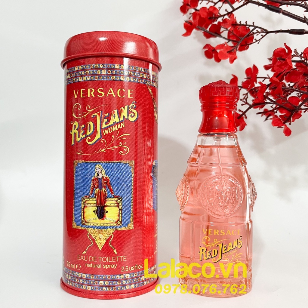 Nước Hoa Nữ Versace Versus Red Jeans EDT 75ml - Versace lon đỏ