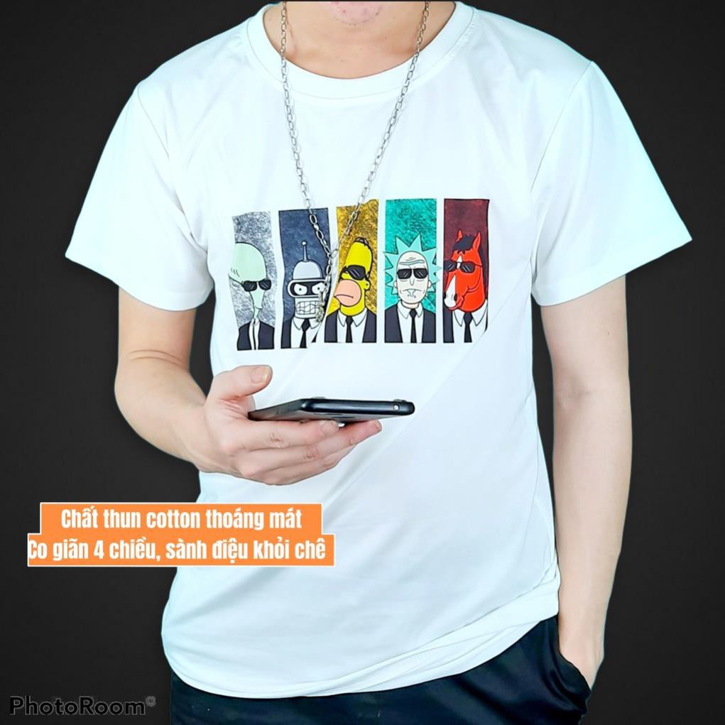 Áo thun nam ngắn tay cổ tròn-Áo phông đồ đôi nam nữ-Chất cotton thoáng mát co giãn 4 chiều-Hàng may xuất xưởng KING DC | BigBuy360 - bigbuy360.vn
