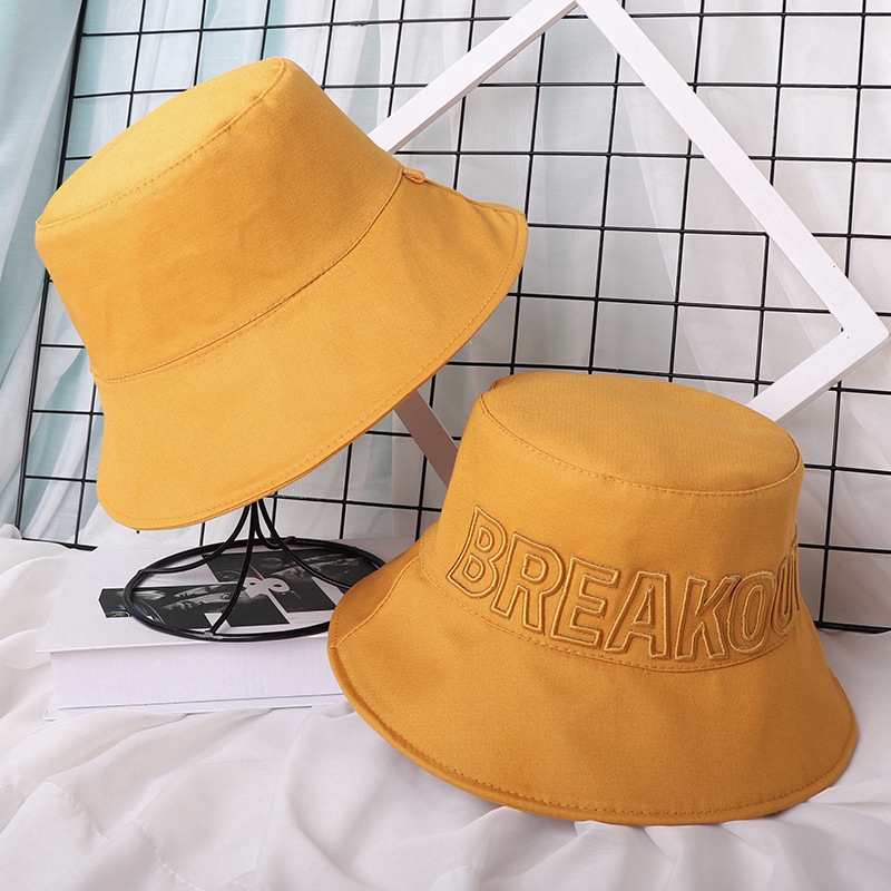 Korean Style Embroidered Embroidery Hats