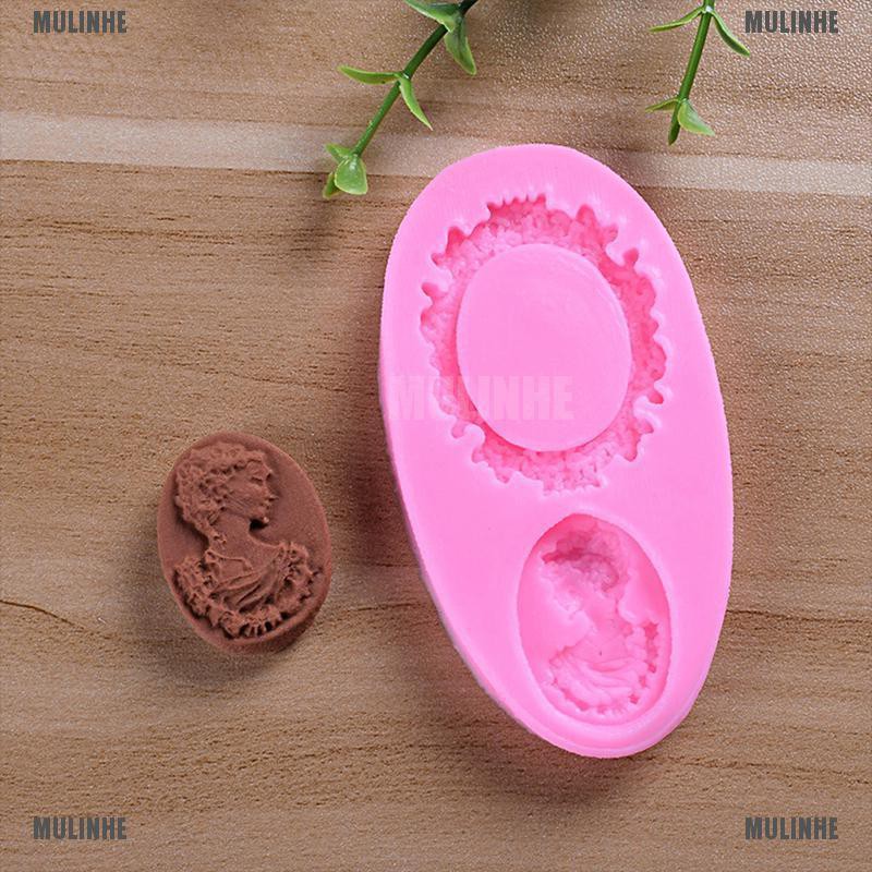 Khuôn Silicone Tạo Hình Khung Gương 3D Trang Trí Bánh
