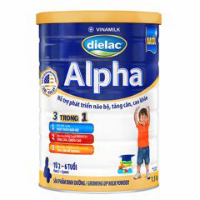 Sữa bột Dielac Alpha Step 4  1.5kg,(2 đến 6 tuổi)