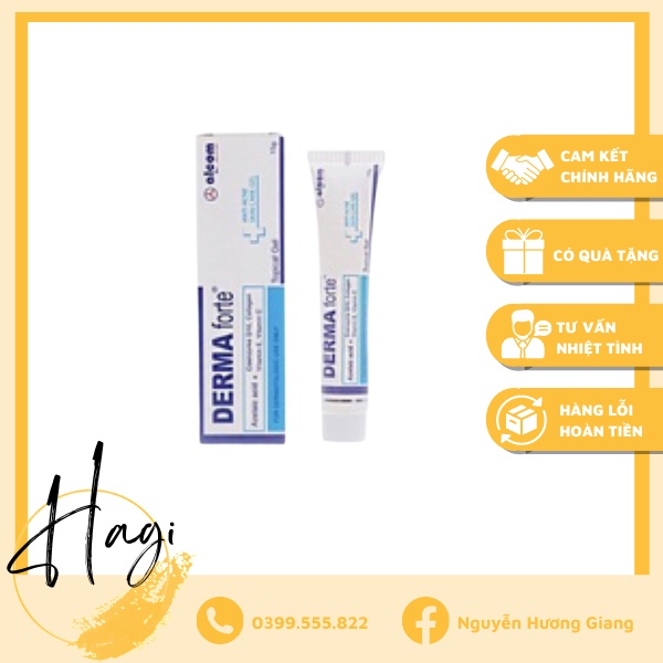 Kem dưỡng Derma Forte giảm mụn, mờ thâm