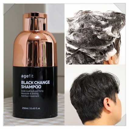 Dầu gội nhuộm thành phần thiên nhiên Agefit Hàn Quốc - Dầu phủ bạc