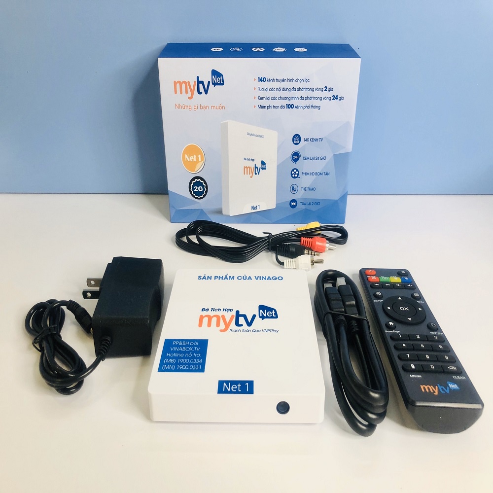 ANDROID MYTV NET 1C RAM 2G ROM 16G MẪU MỚI NHẤT 2022 ANDROID 9.0, bảo hành chính hãng 12 tháng