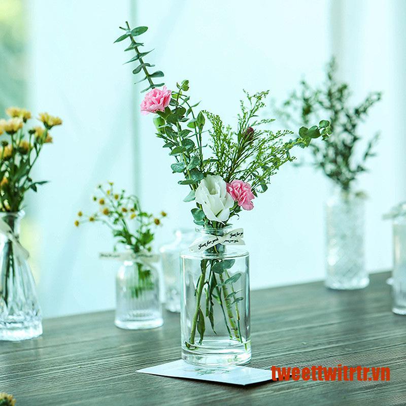 Bình Hoa Trong Suốt Để Bàn Trang Trí Tiệc Cưới Phong Cách Bắc Âu