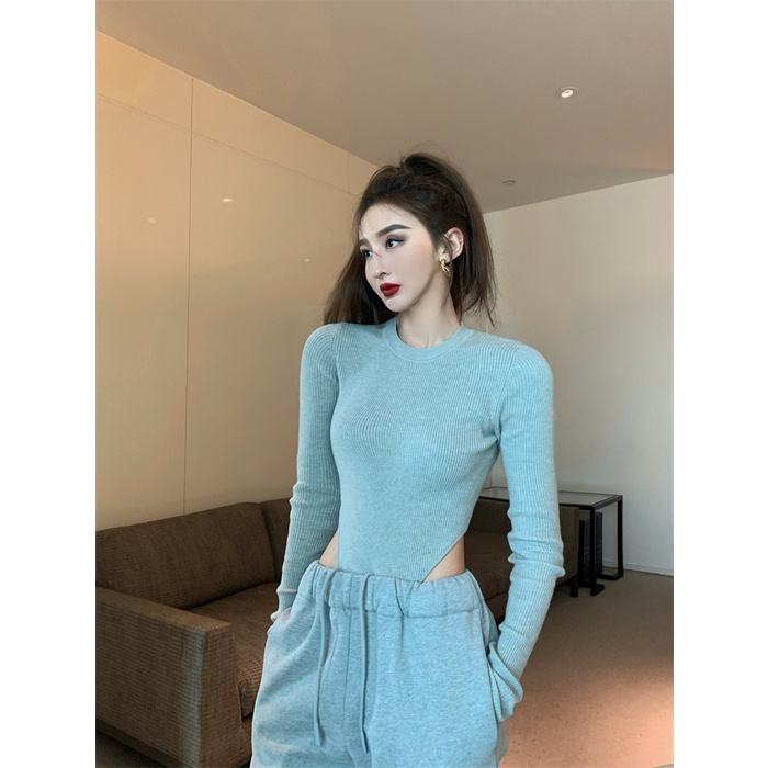 Áo Dệt Kim Dáng Ôm Gợi Cảm Thời Trang Mùa Thu Mới