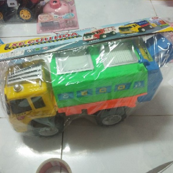 XE CHỞ RÁC CHO BÉ  Đồ Chơi Xe Tải Chở Rác Loại To Đẹp Hàng Việt Nam Vừa Học Vừa Chơi SIZE TO NHẤT