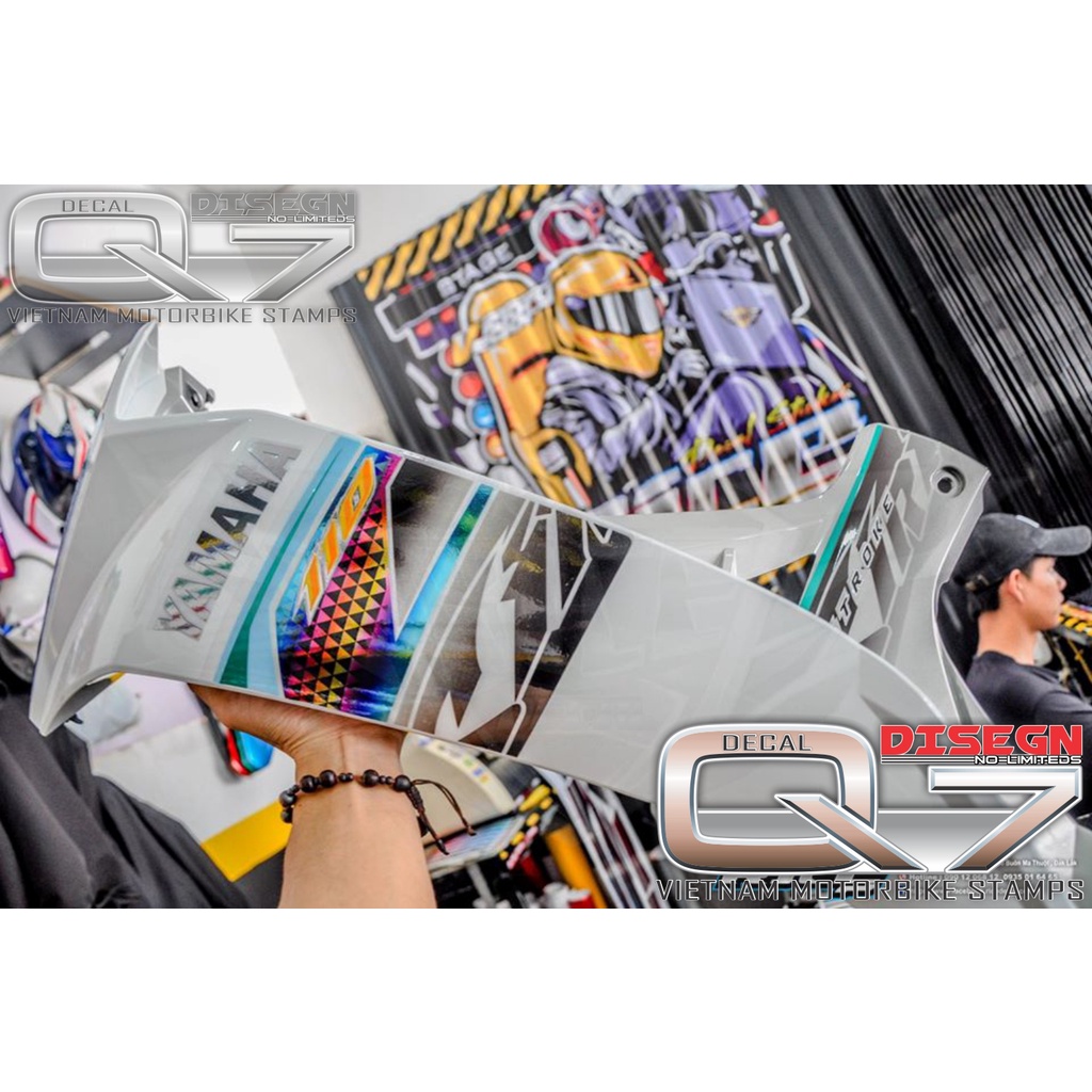 Tem Rời Sirius 110 Trắng bạc