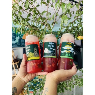 TEM DECAL TRÀ SỮA in theo yêu cầu KHỒ GIẤY A3