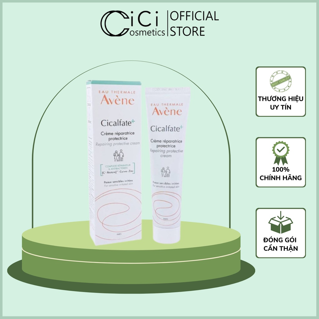 Kem Dưỡng Phục Hồi Và Tái Tạo Da, Làm Mờ Sẹo Thâm  Avene Cicalfate repair cream 40ml - CICI2022KD03