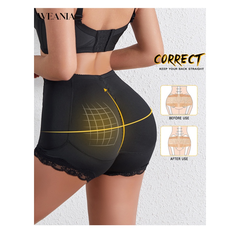 Quần Lót Độn Mông Plus Size Định Hình Nâng Mông Và Hông Cho Nữ