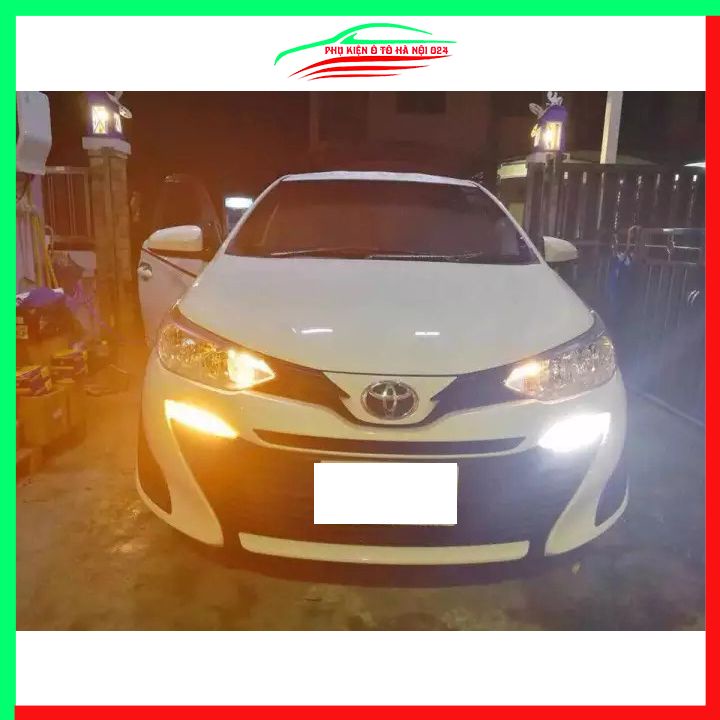 Đèn led mí ca lăng cản trước ô tô Vios 2019-2021 Bản E Không Chạy Đuổi