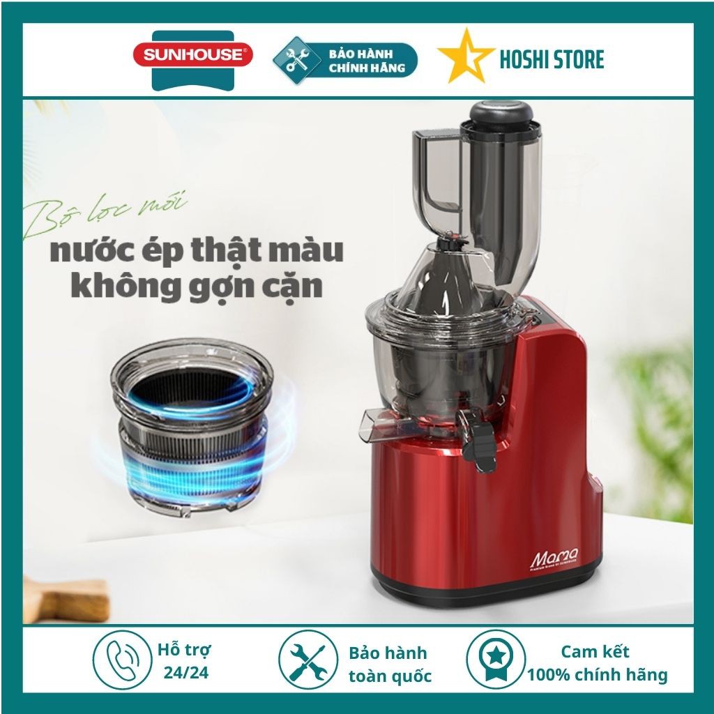 Máy ép hoa quả, trái cây. Máy ép chậm SUNHOUSE MAMA SHD5505