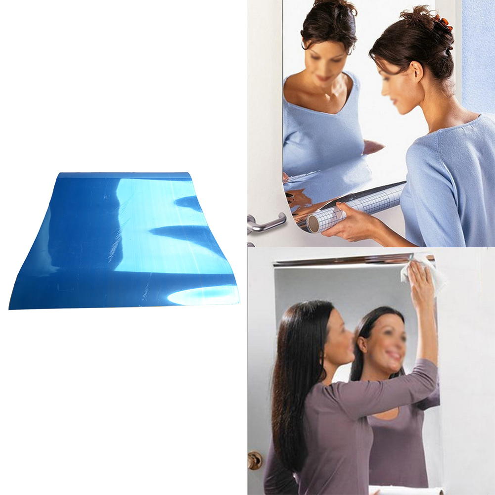 Miếng dán trang trí tường có tráng gương kích cỡ 60x100cm