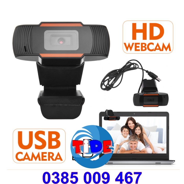 Webcam siêu nét HD 720P – Đế kẹp – Có mic và đèn led hỗ trợ học trực tuyến – Bảo hành 12 tháng – Dùng cho máy vi tính