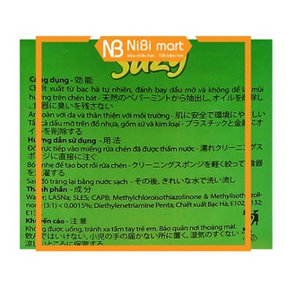 Nước rửa chén Suzy Bạc Hà Chai 1L