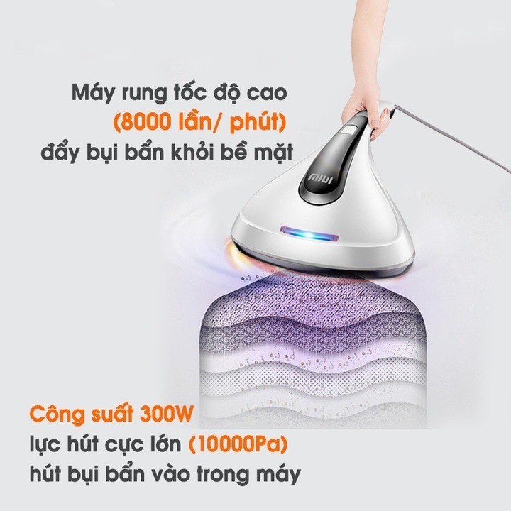 Máy hút bụi cao cấp, diệt khuẩn giường nệm. Thương hiêu Miui - SC2905