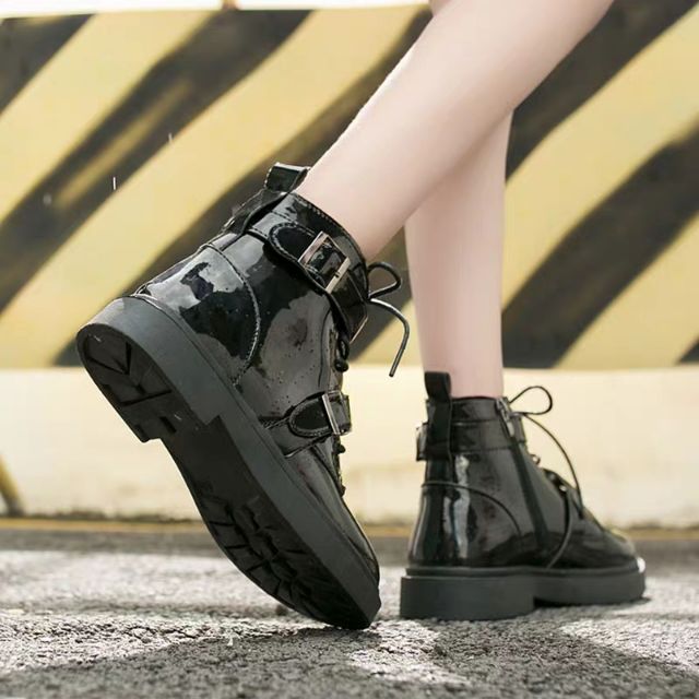 Order boots cao cổ 2 khuy cài cho mùa thu đông 2020, hàng quảng châu loại đẹp | BigBuy360 - bigbuy360.vn