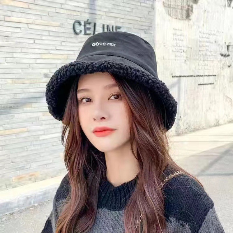 Nón 2 Mặt Loại Dày Bucket Goretex Phối Mặt Lông L2002