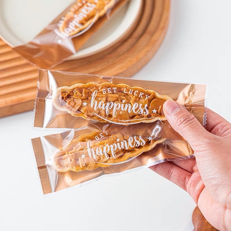 Túi bánh đế thuyền happiness - set 100 cái