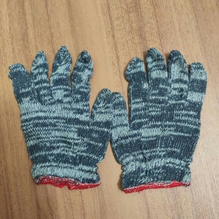 Găng tay len sợi bảo hộ lao động (màu trắng, muối tiêu) 1 ĐÔI