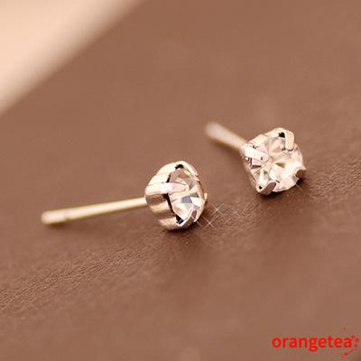 Bông tai đính đá pha lê lấp lánh sang trọng