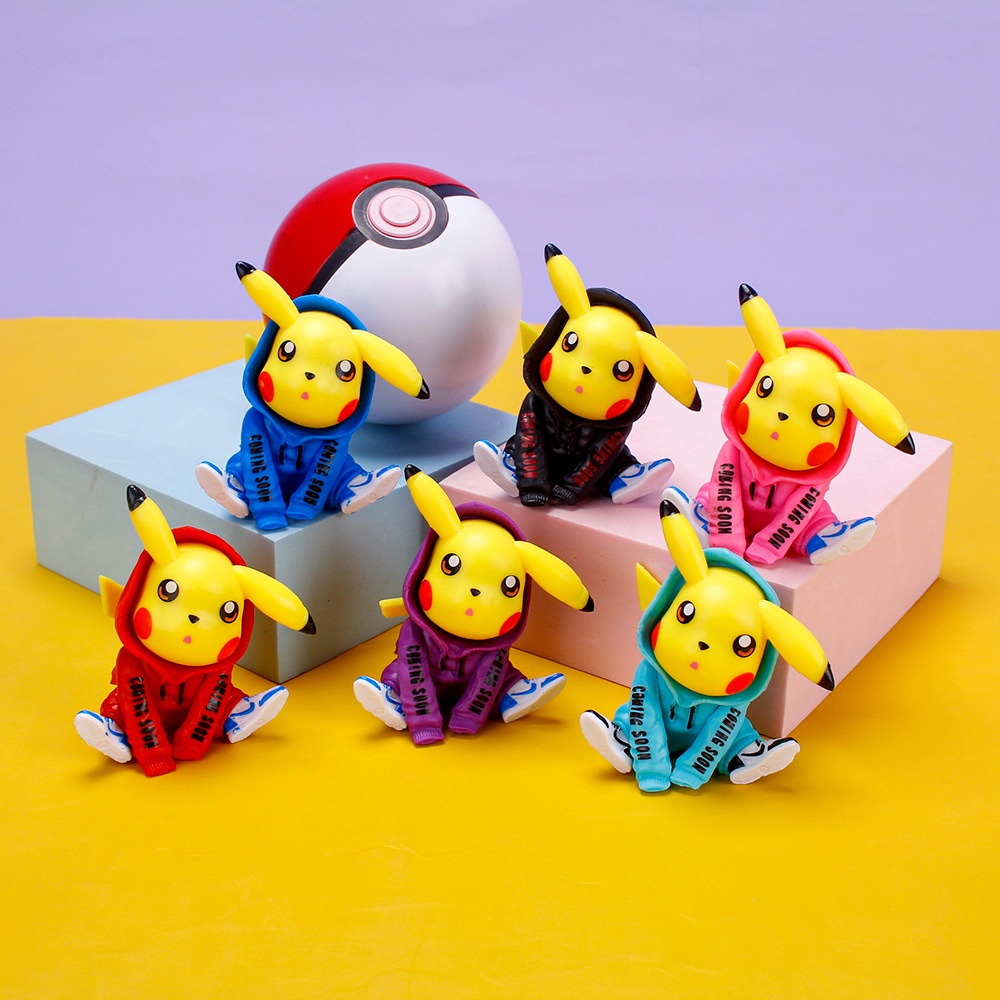 Mô Hình Nhân Vật Pikachu Bằng Pvc Đáng Yêu One
