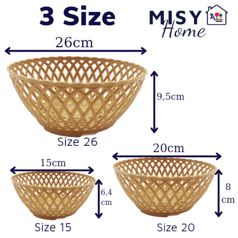 Rổ bầu dục nhựa việt nhật 3285 3286 3287 giả đan mây, đa năng, rổ đựng rau sống