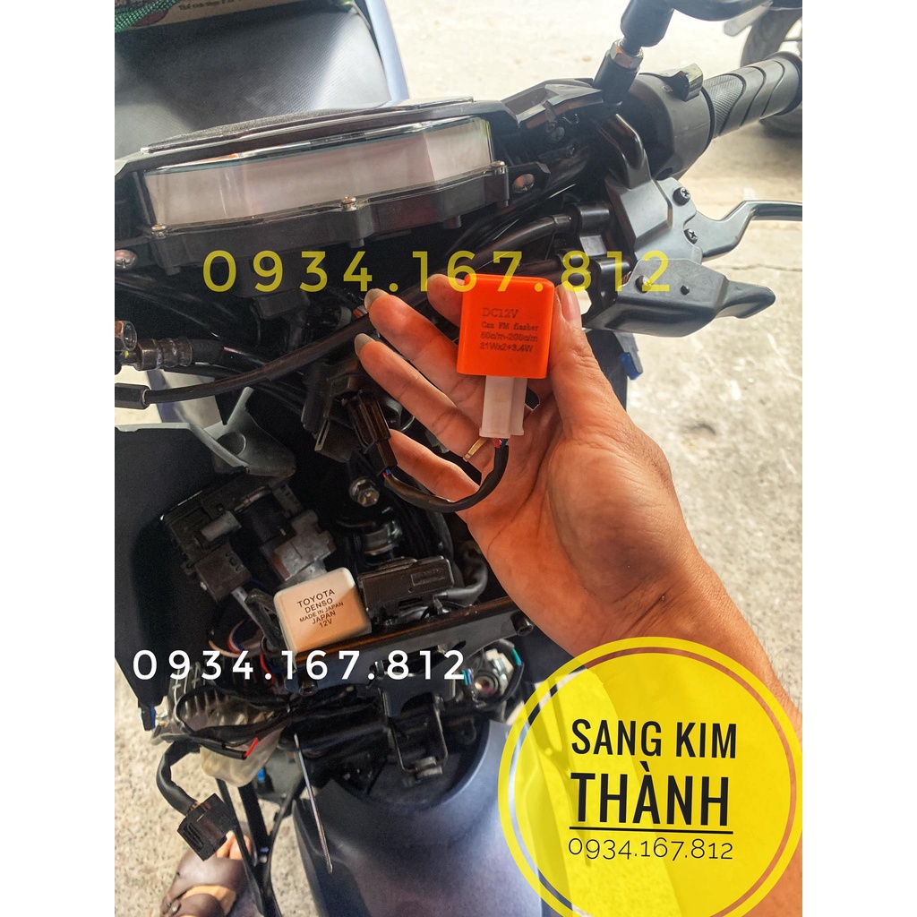 Cục Chớp Xinhan xe Honda VARIO 125i/150i Điện Tử 12v Điều Chỉnh Tốc Độ Cao Cấp