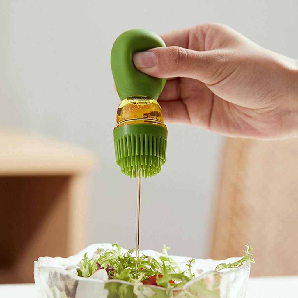 IVORY Bình Đựng Dầu Bằng Silicone Tiện Dụng Cho Nhà Bếp