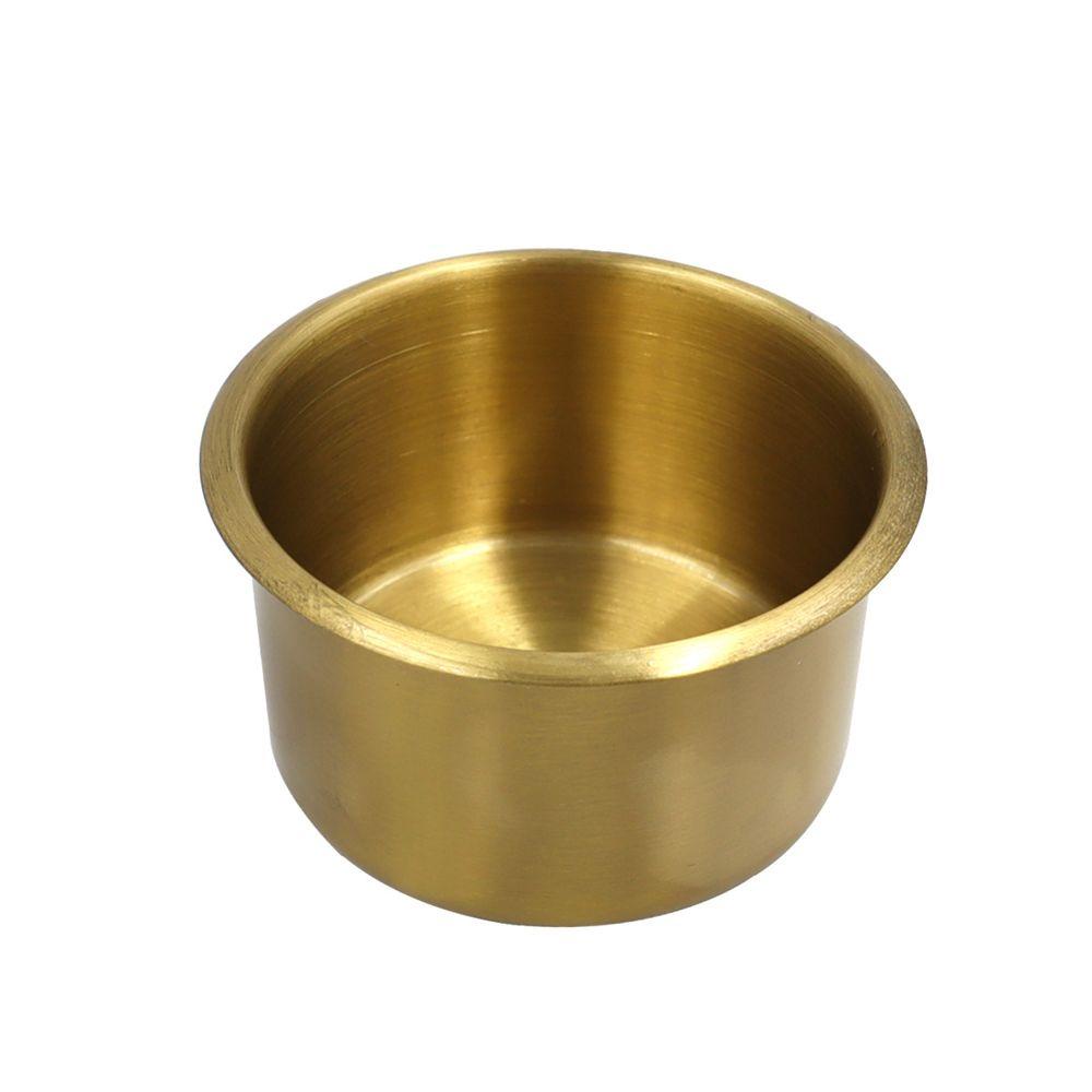 Giá Đỡ Cốc Nước Bằng Đồng Thau Cho Xe Hơi / Tàu Thuyền / RV