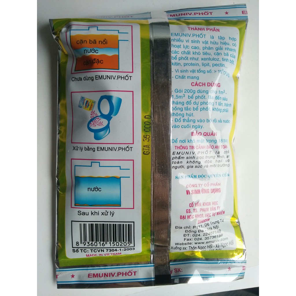 [ THÔNG TẮC BỂ PHỐT ] MEN XỬ LÝ CHỐNG TẮC NGHẼN HẦM CẦU NHÀ VỆ SINH EMUNIV.PHỐT - MITUHOME