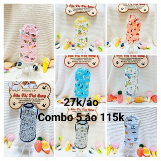 [Phần 1] ÁO BA LỖ CHO THÚ CƯNG - 100% COTTON