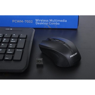 Bộ bàn phím và chuột không dây Prolink PCWM7002